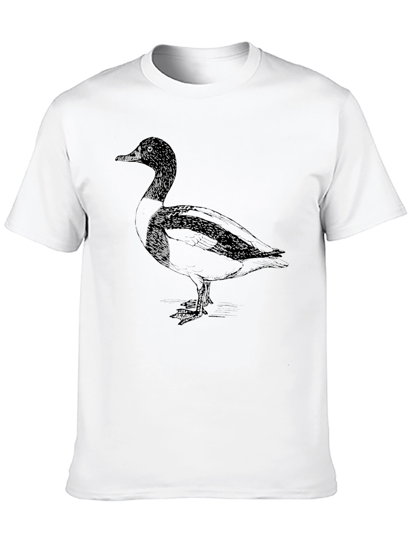Black Duck Graphic Tee - Black Cotton Casual Shirt view 10