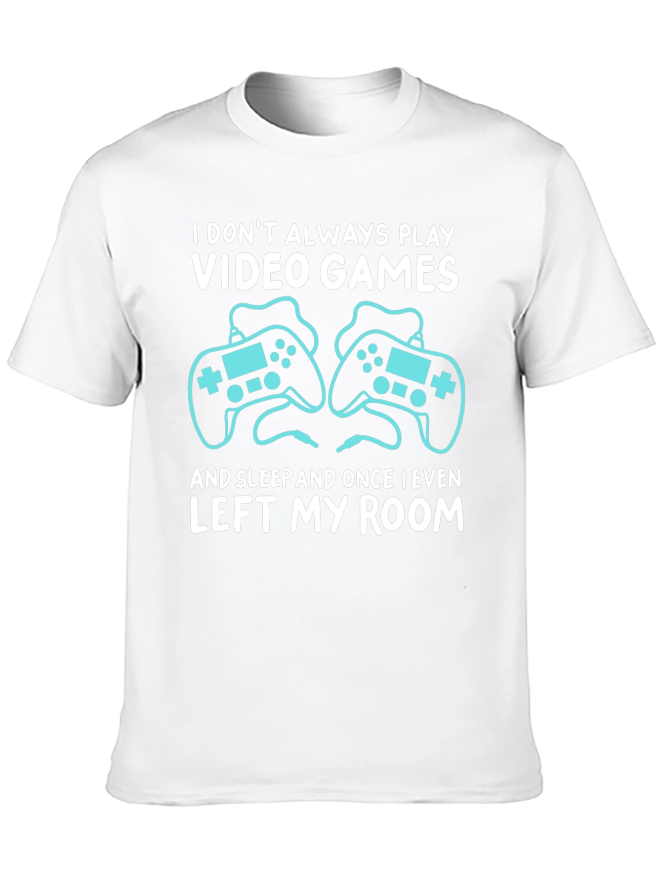 Black Video Gamer T-Shirt: I Don't Always Play view 10