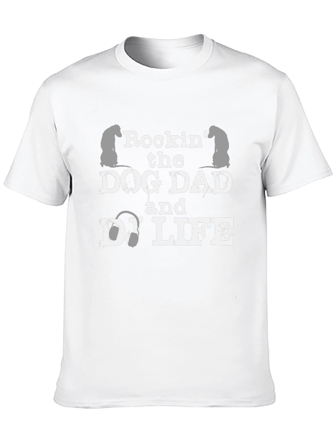Black Dog Dad & DJ Life Graphic Tee - Black view 10