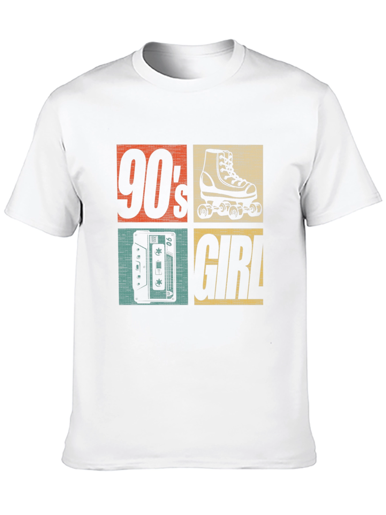 Black 90's Girl Retro Graphic Tee view 10