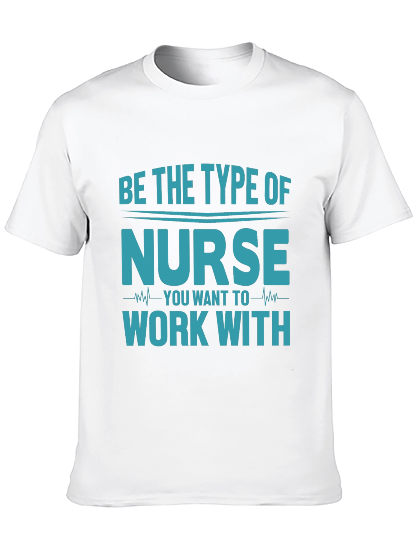 Black Be the Type of Nurse T-Shirt - Black Cotton Blend view 10