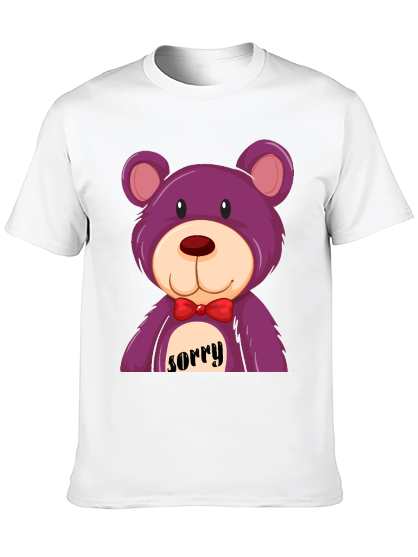 Black Sorry Bear T-Shirt view 10