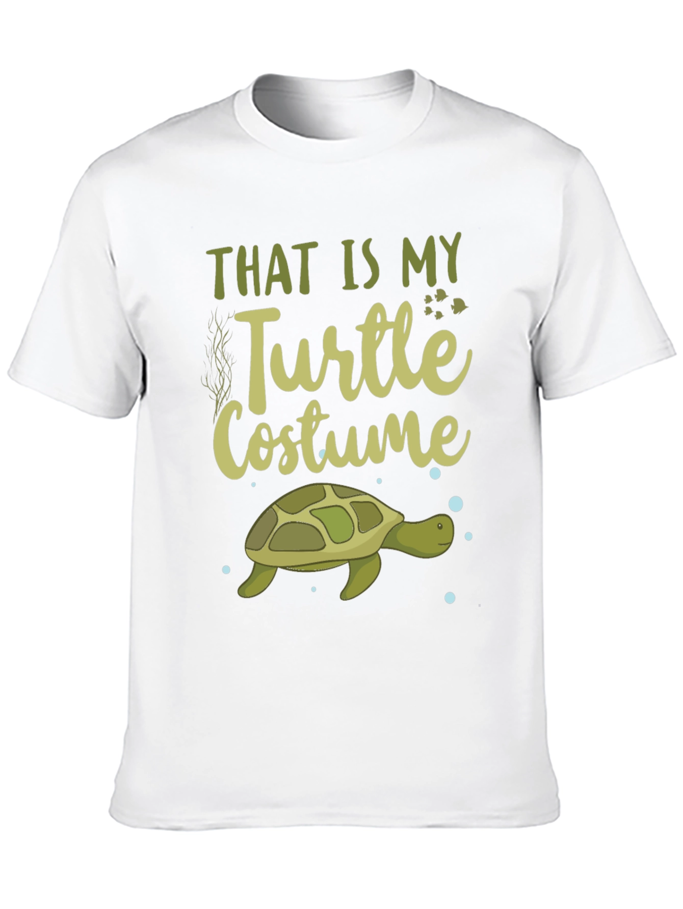 Black Turtle Costume T-Shirt - Funny Halloween Tee view 10