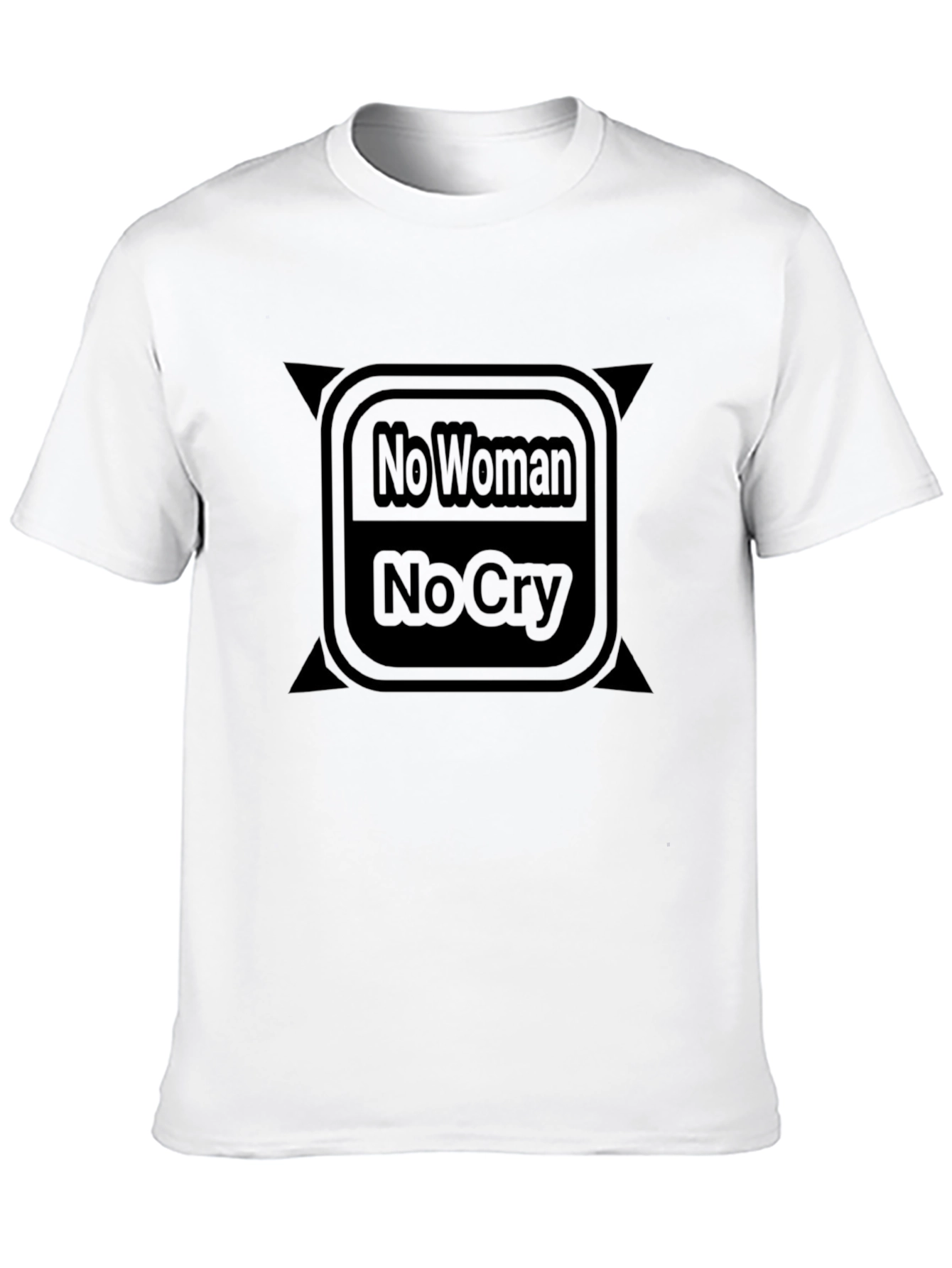 Black No Woman No Cry Graphic T-Shirt view 10