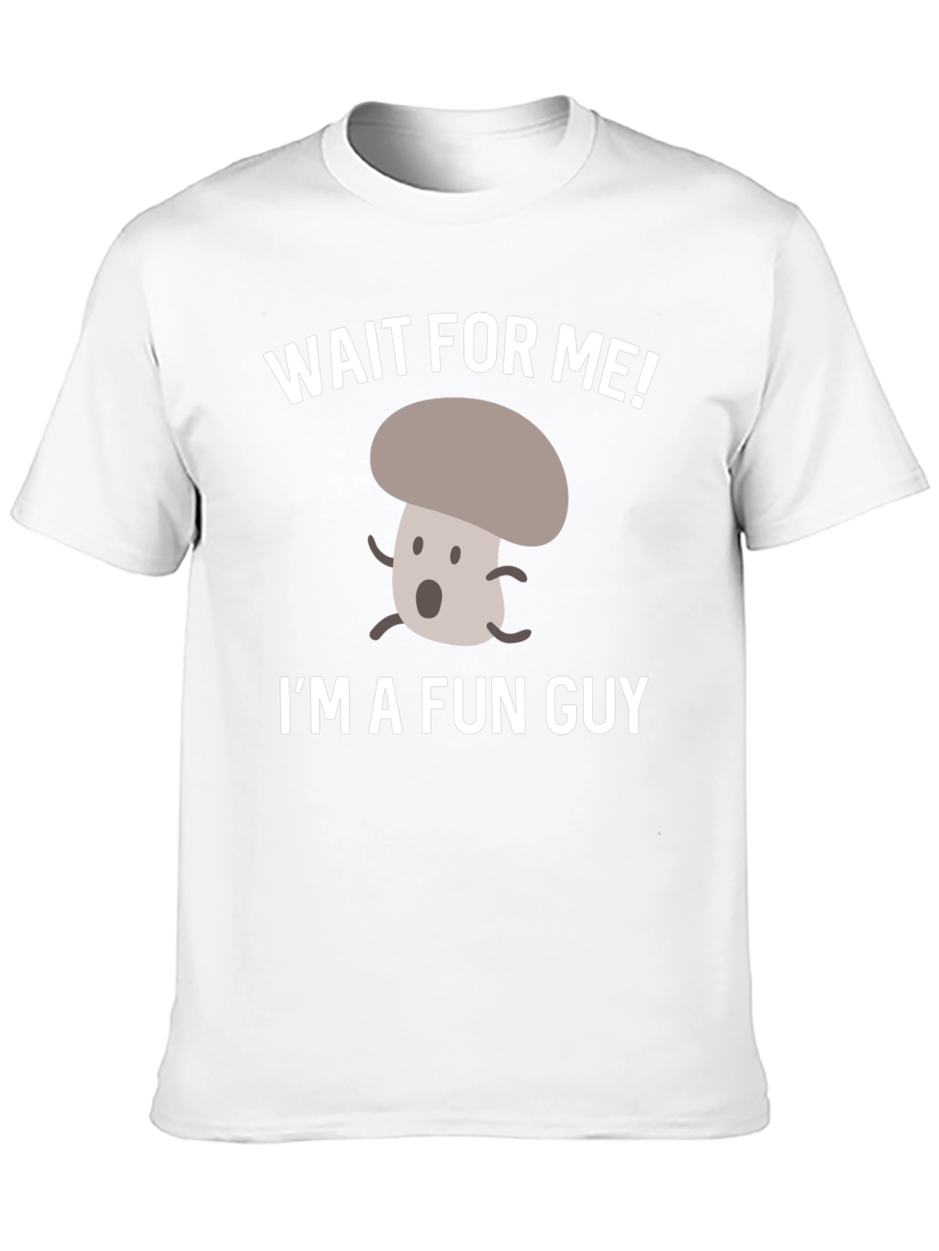 Black Fun Guy Mushroom Graphic T-Shirt view 10