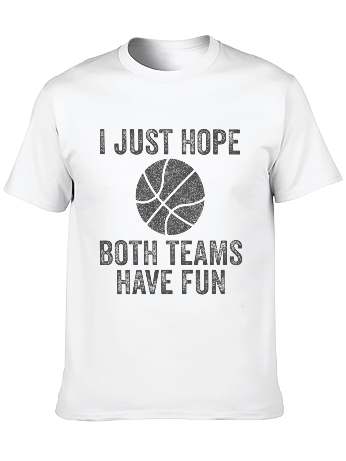 Black Basketball Fun T-Shirt view 10