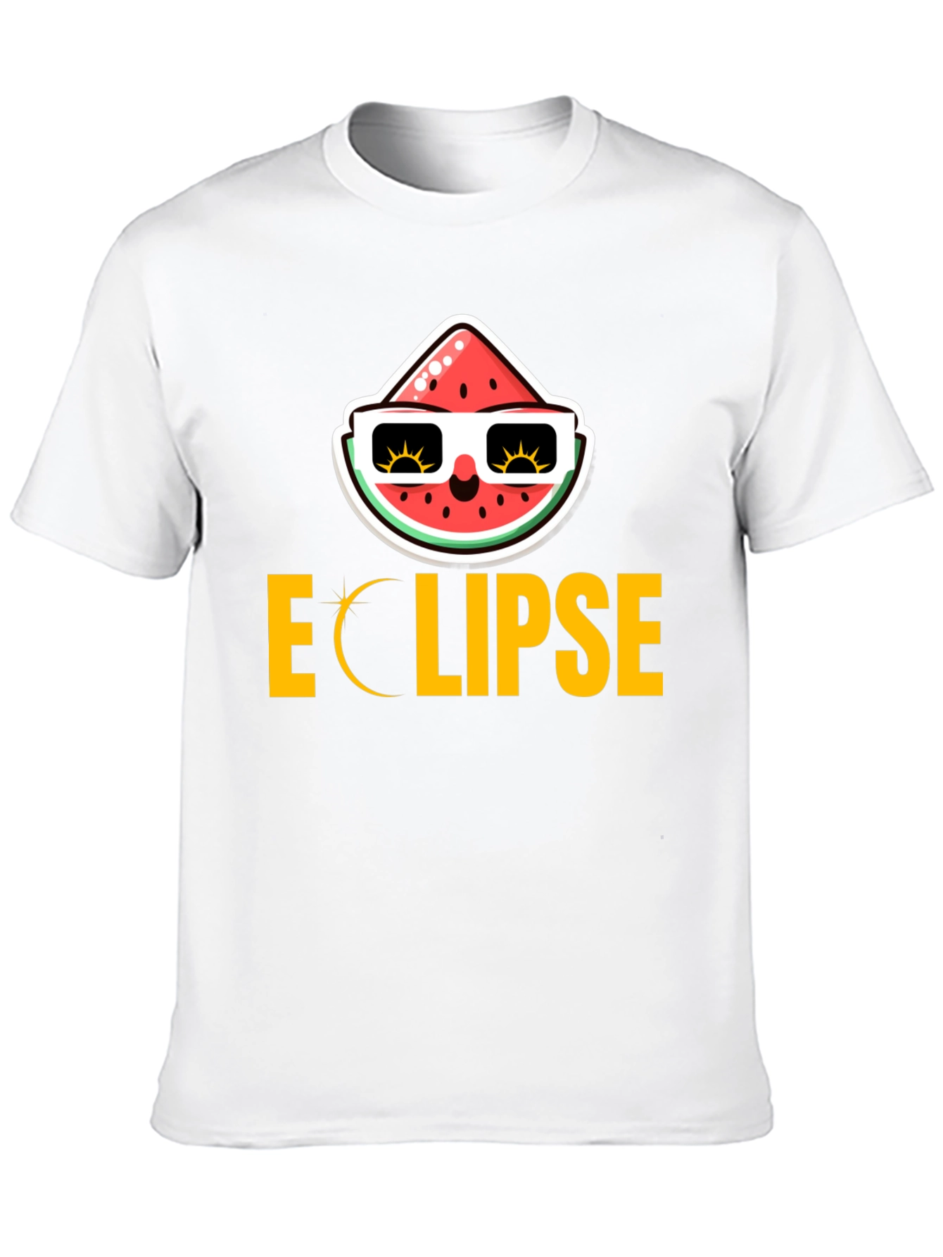 Eclipse Watermelon Graphic Tee - Cool Summer Vibes! - 10