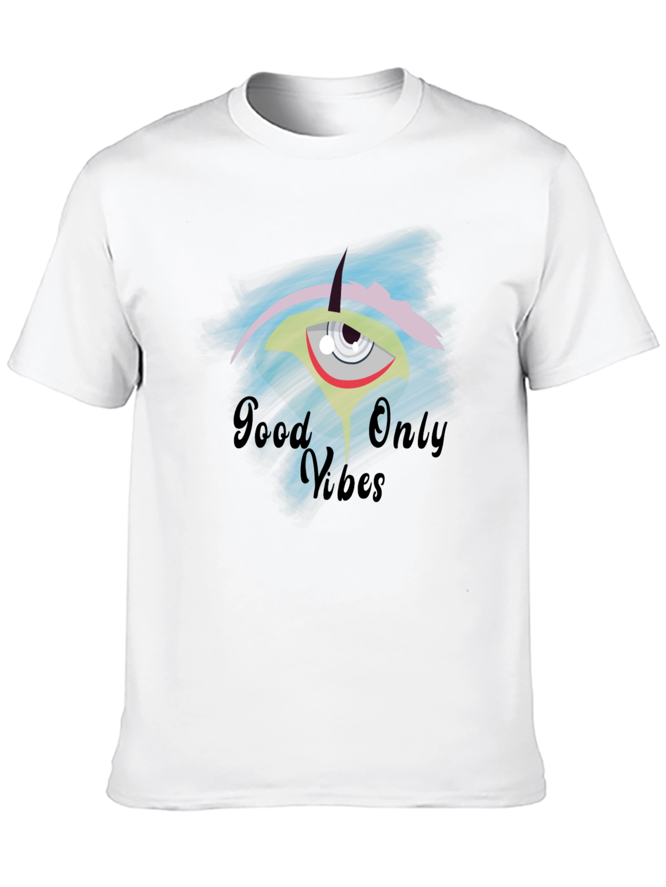 Black Good Only Vibes Graphic Tee - Stylish Comfort view 10