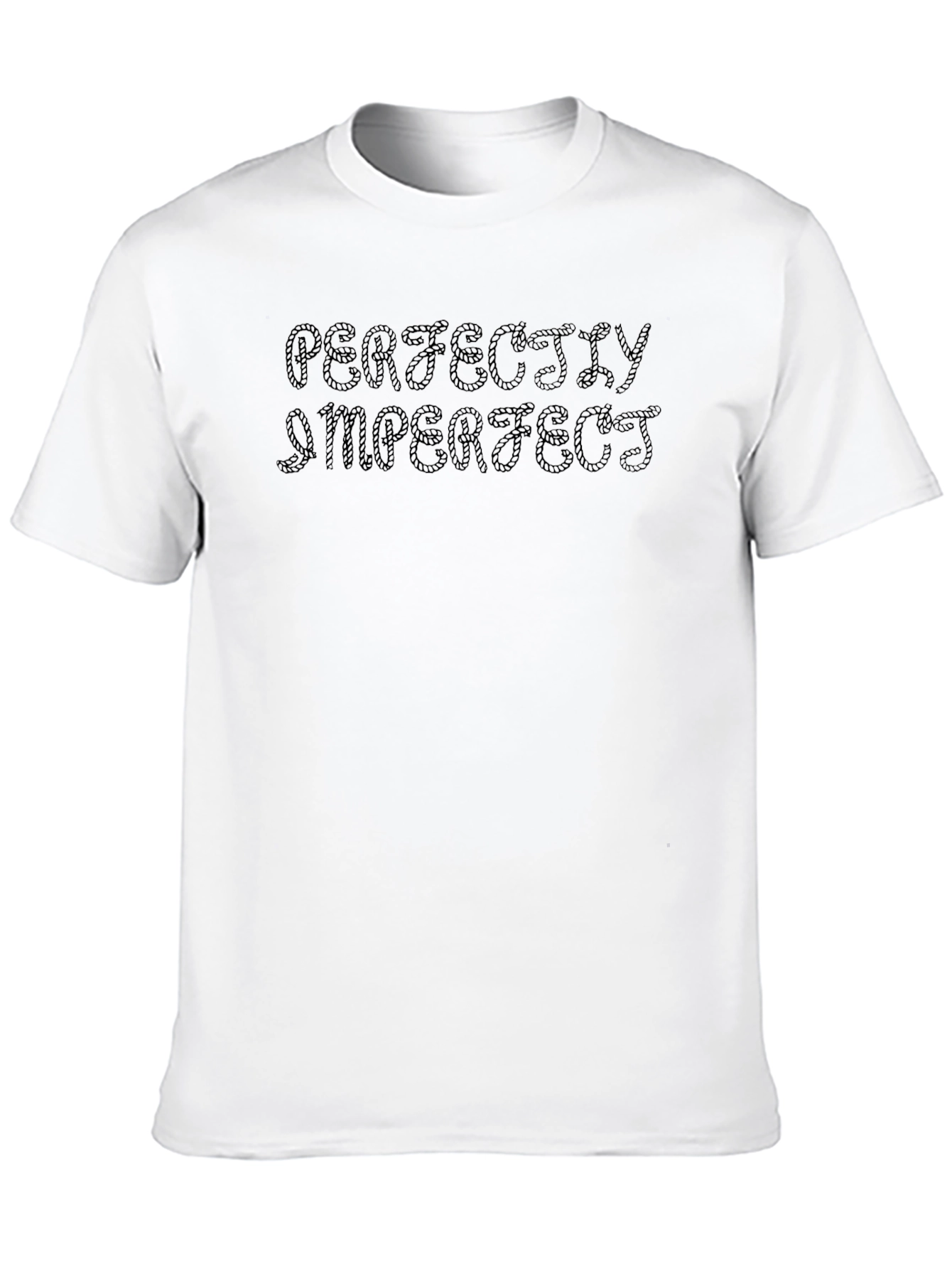 Black Perfectly Imperfect Graphic T-Shirt - Unisex view 10