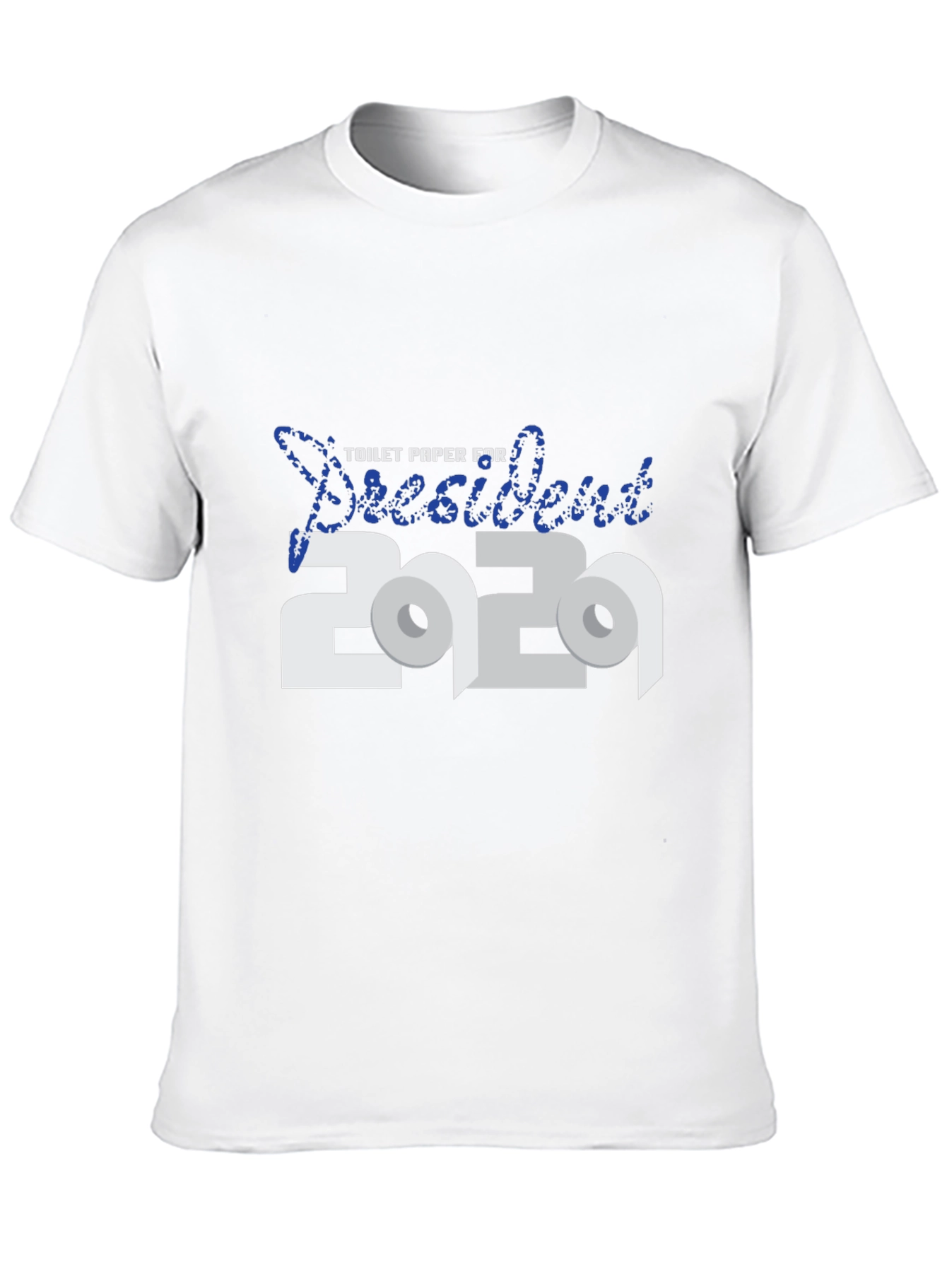 Black Toilet Paper for President 2020 Graphic Tee view 10