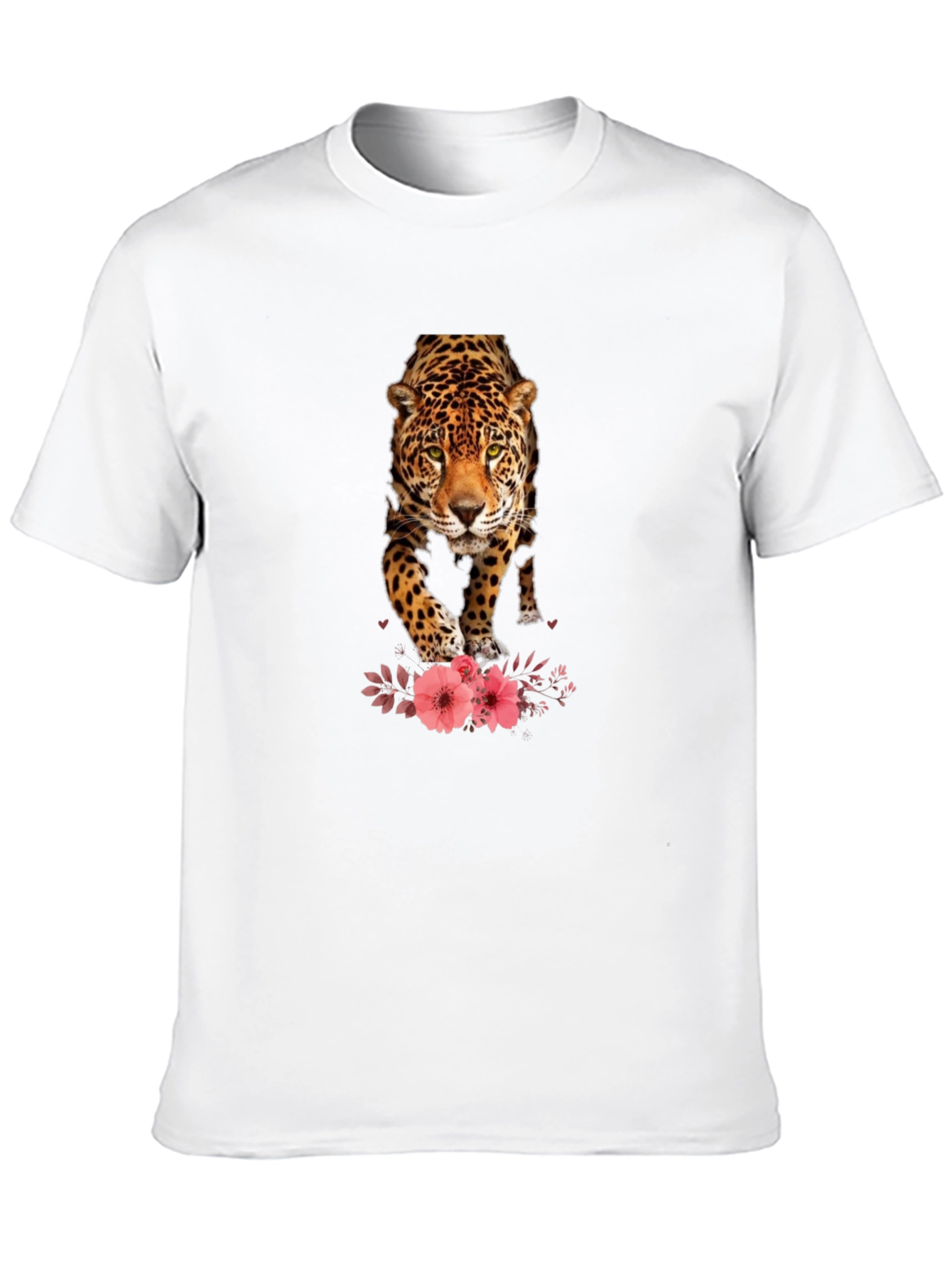 Black Jaguar Graphic Print T-Shirt view 10