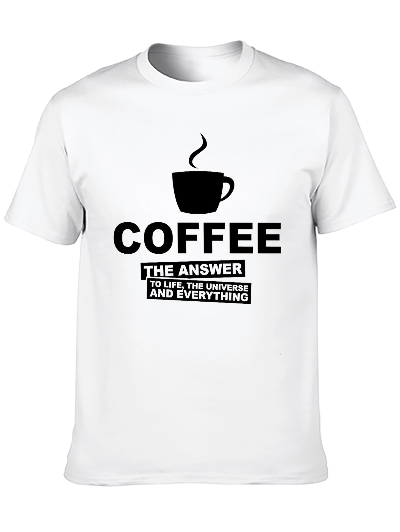 Black Coffee: The Answer T-Shirt - Black view 10