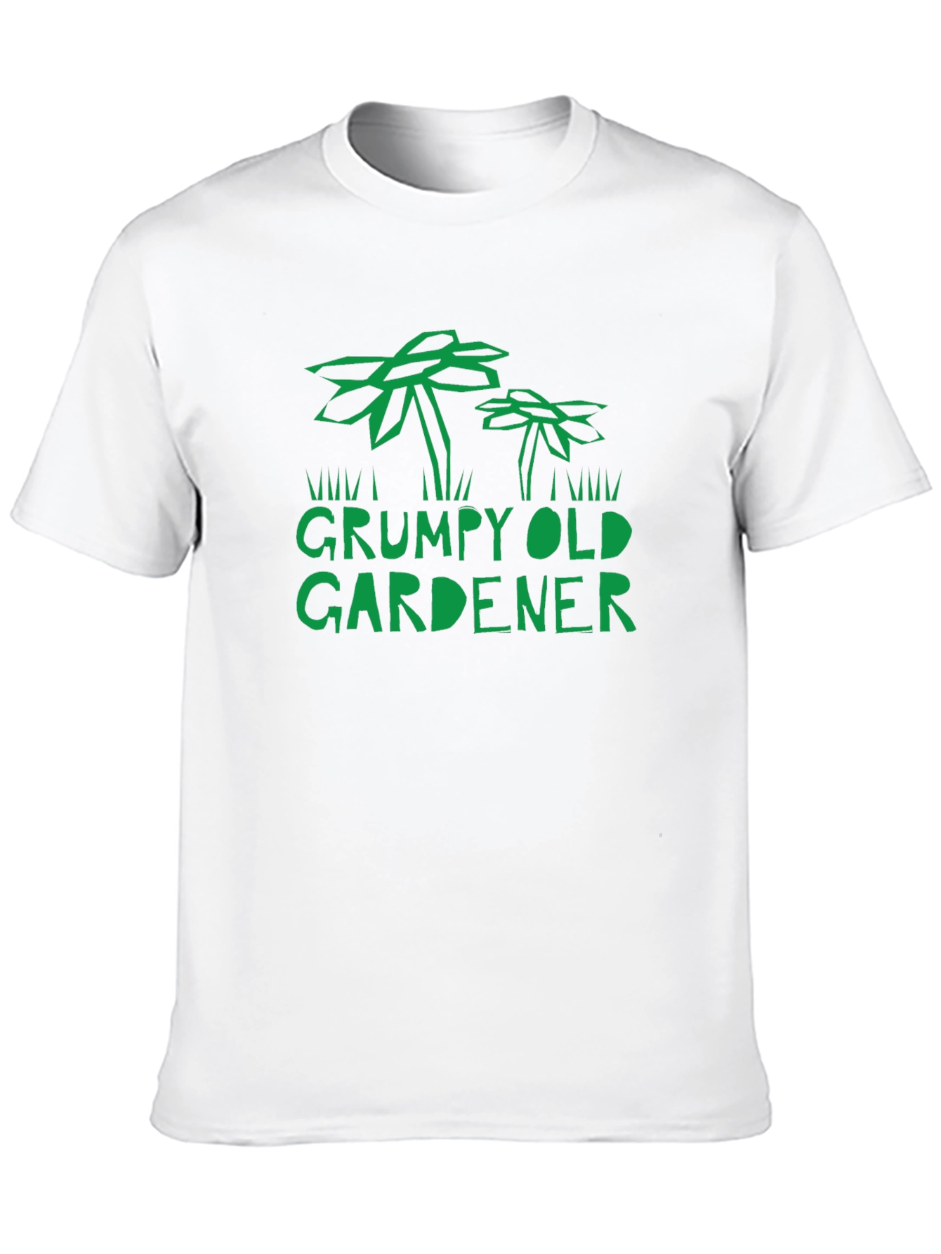 Black Grumpy Old Gardener T-Shirt, Funny Garden Tee view 10