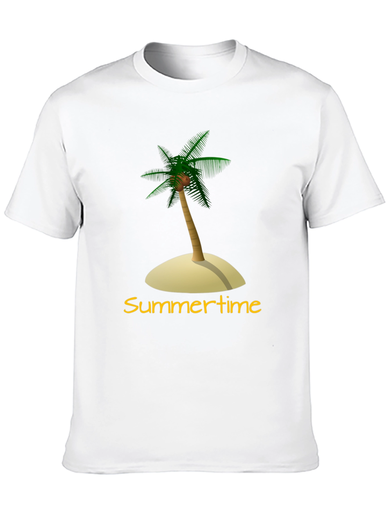 Black Summertime Palm Tree T-Shirt - Island Vibes view 10