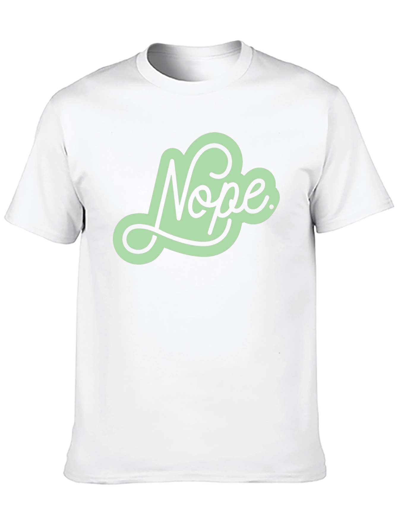 Black Nope Graphic Tee - Trendy Casual Shirt view 10