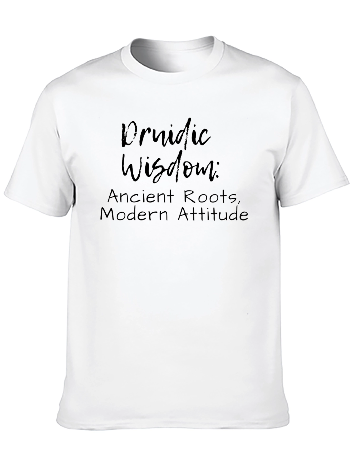 Black Druidic Wisdom Graphic Tee - Ancient Roots, Modern Attitude view 10