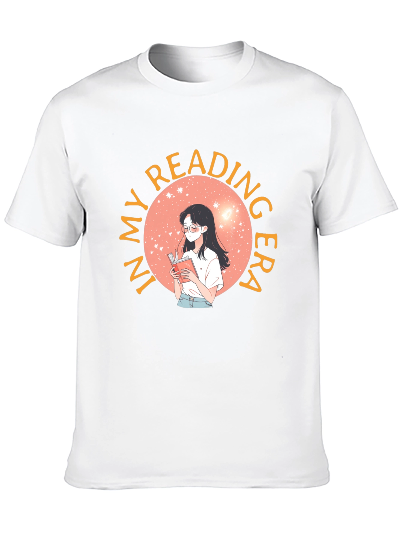 Black Reading Era Graphic Tee - Unisex Black T-Shirt view 10