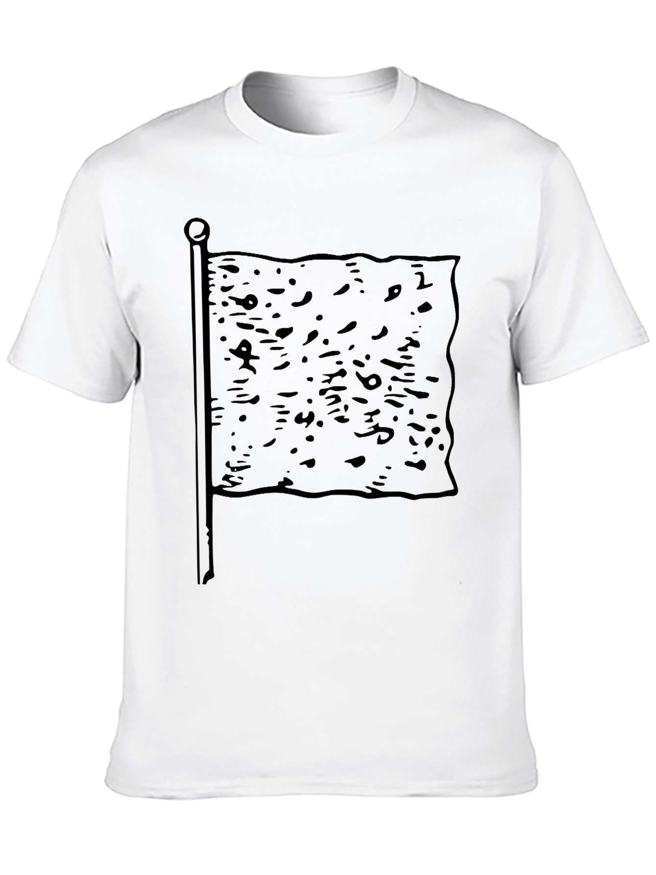 Black Black Flag Graphic Tee - Casual Style view 10