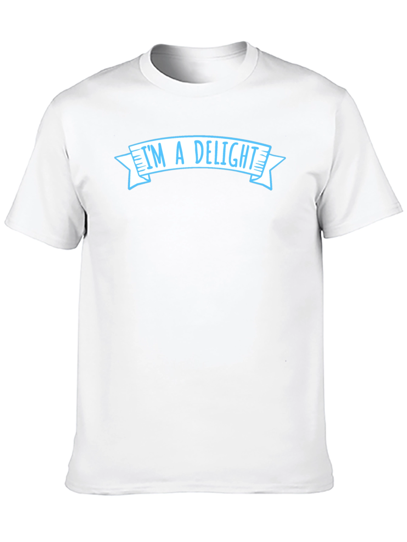Black I'm a Delight T-Shirt - Funny Sarcastic Graphic Tee view 10