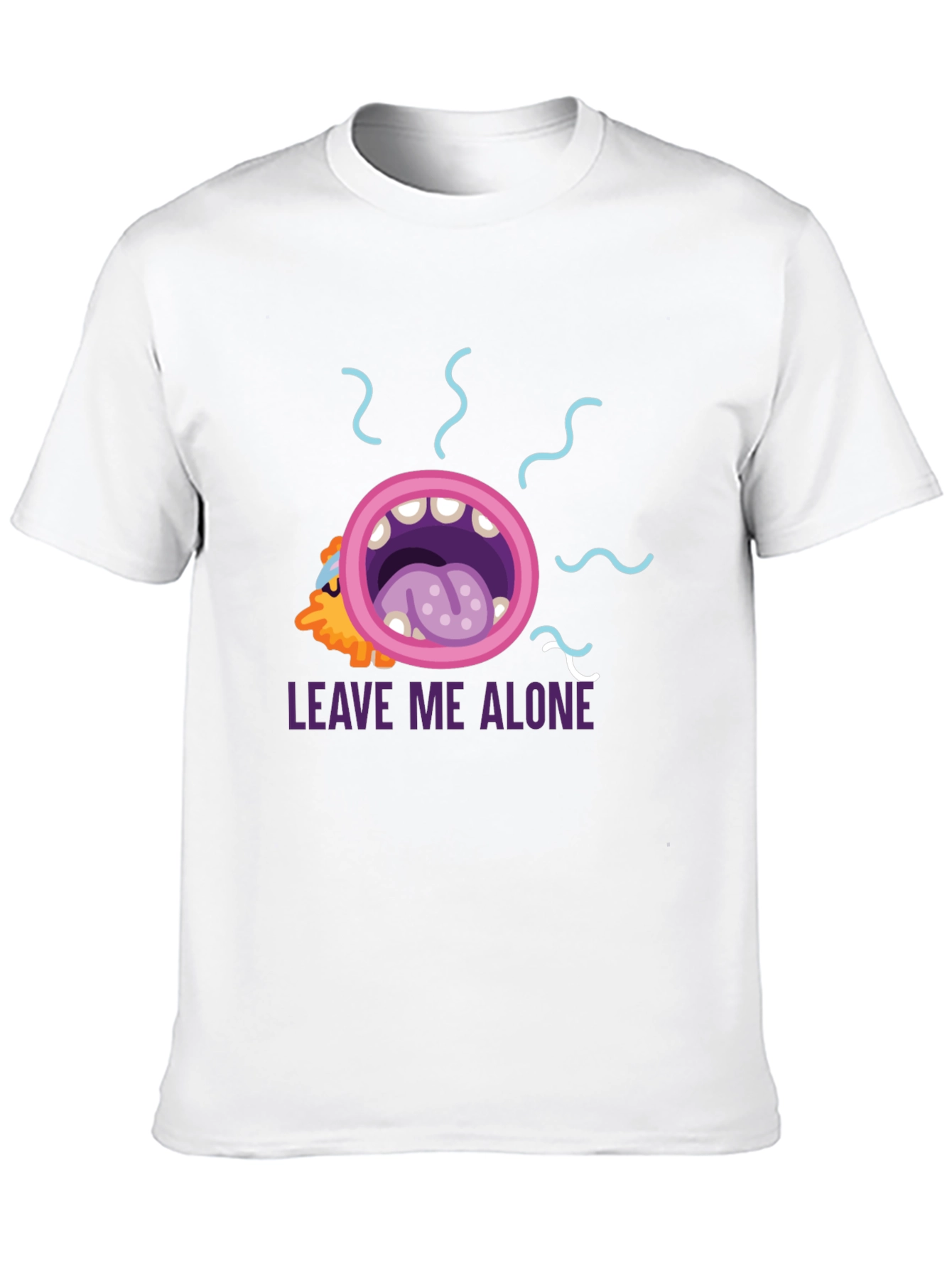 Black Leave Me Alone Graphic Tee - Black view 10