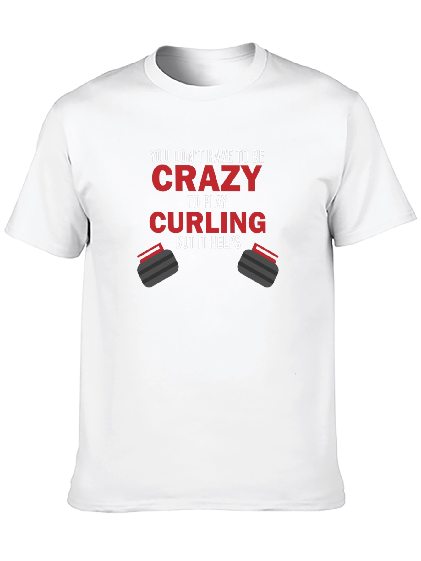 Black Crazy Curling T-Shirt - Black Crew Neck view 10