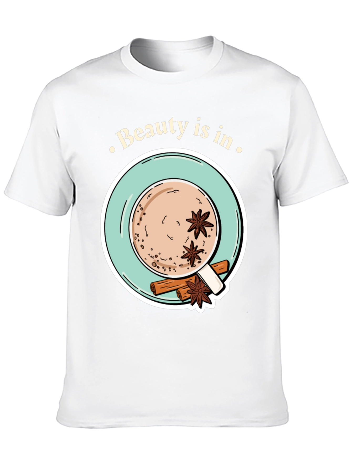 Beauty is in Chai T-Shirt - Unisex Soft Cotton Tee - 10