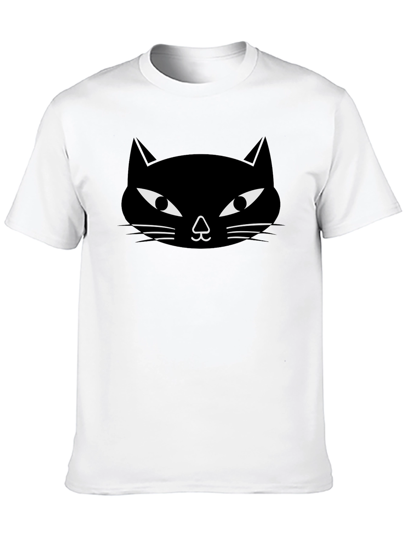 Black Black Cat Graphic Tee - Unisex Crew Neck view 10