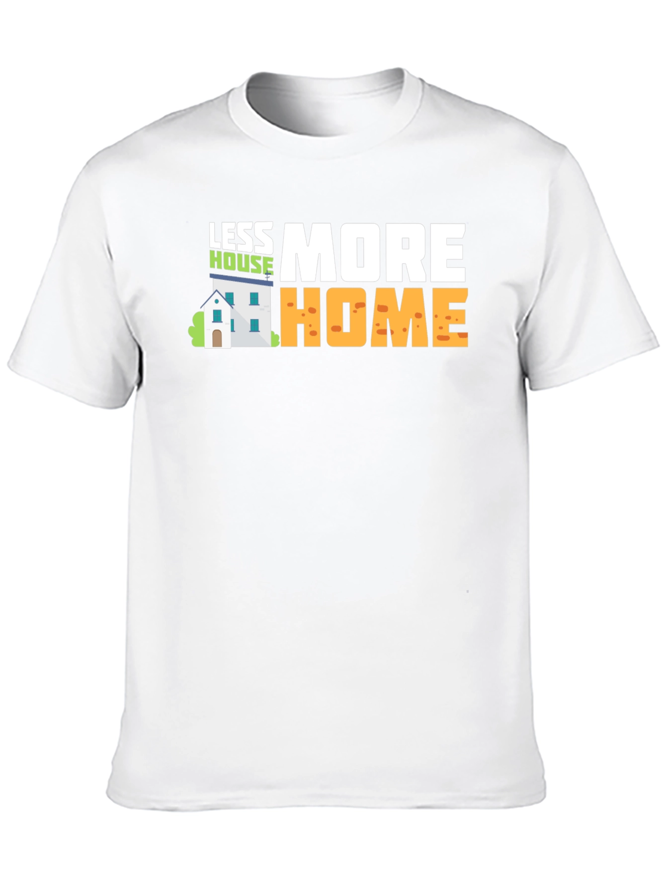 Black Less House More Home Graphic T-Shirt view 10