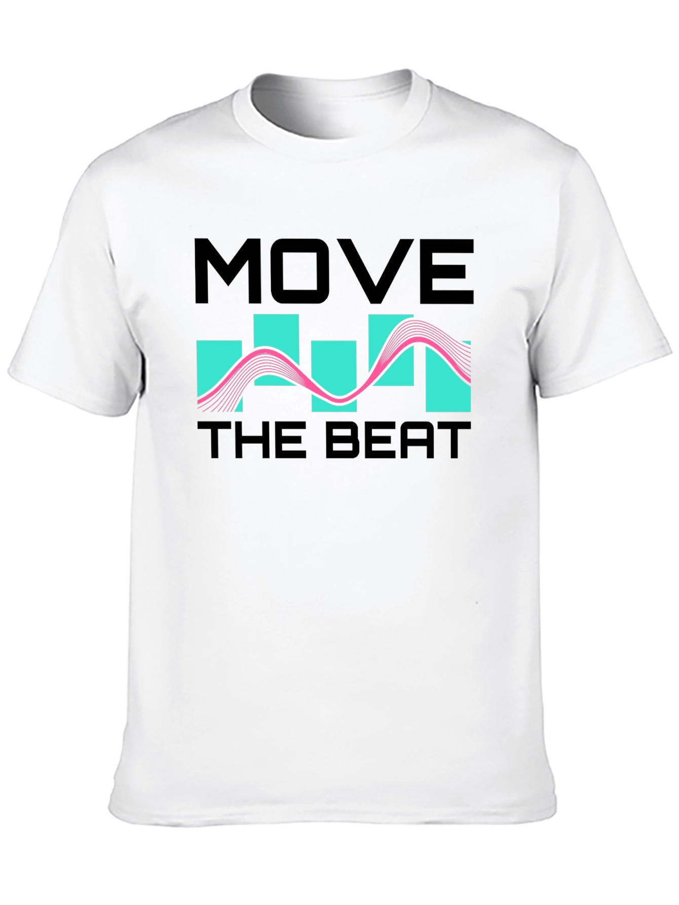 Black Move The Beat Black Graphic T-Shirt view 10