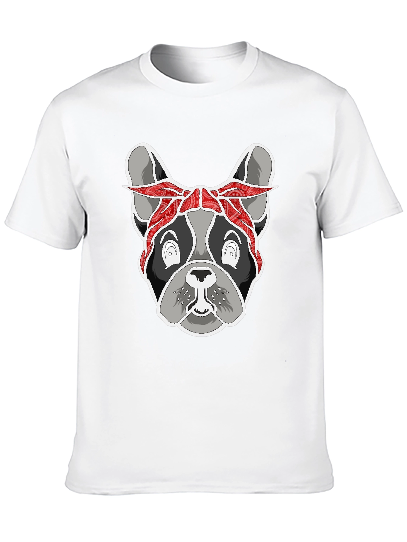 Black Gangster Bulldog Graphic Tee - Unisex view 10