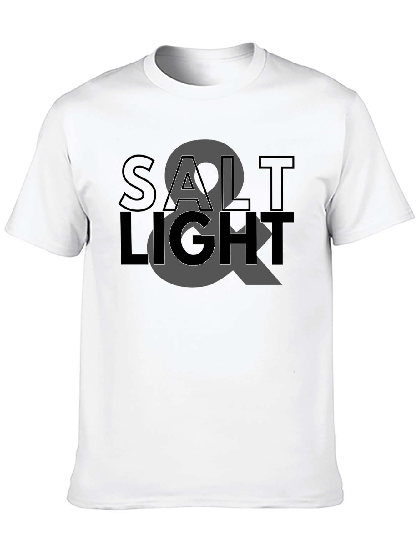 Black Salt & Light Graphic Black T-Shirt view 10