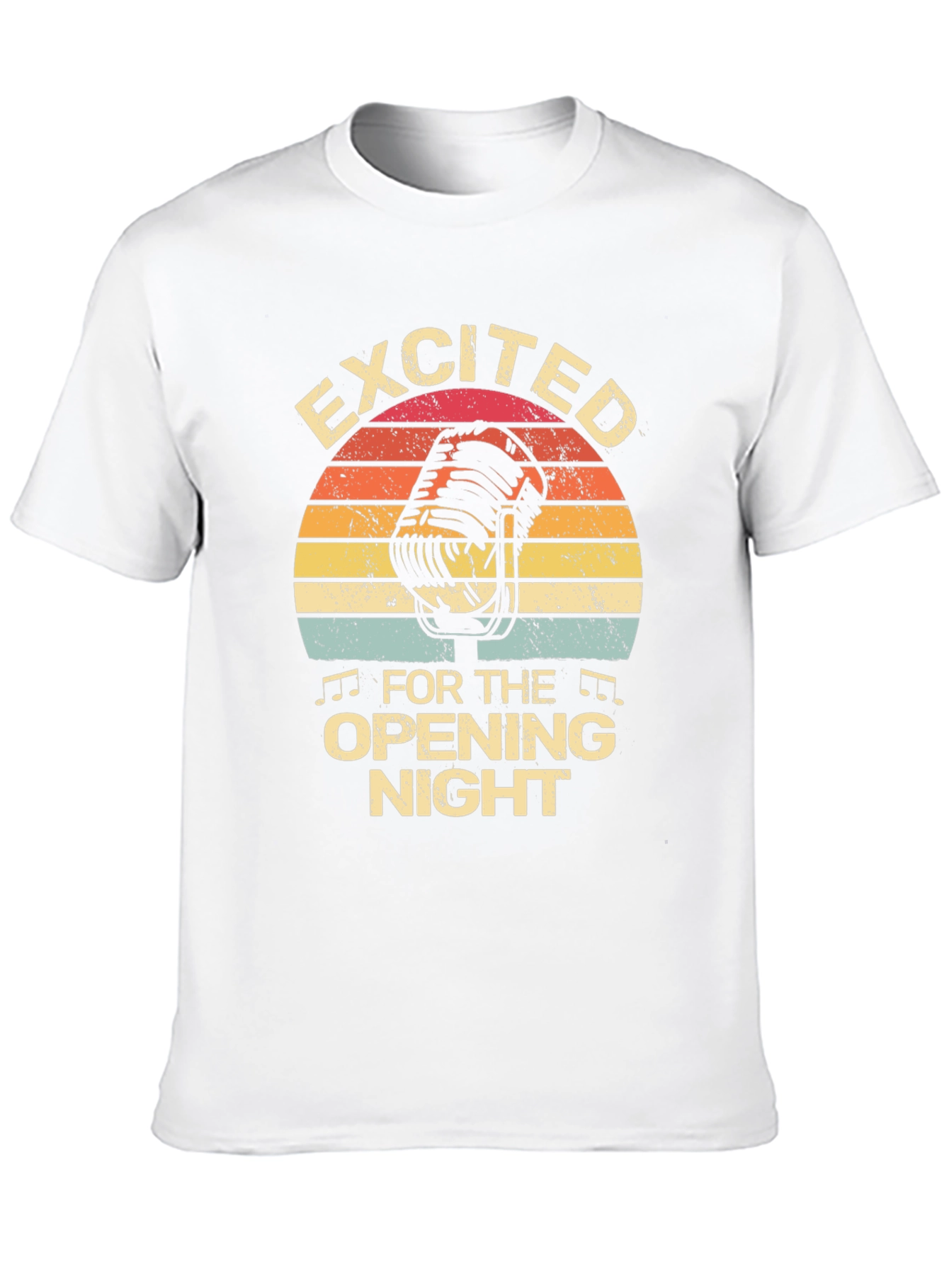 Black Excited For Opening Night Black T-Shirt view 10