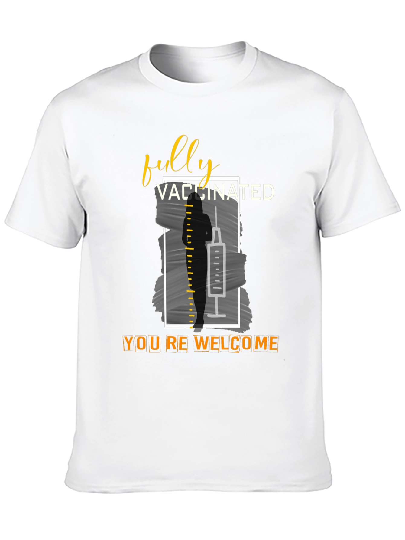 Black Fully Vaccinated T-Shirt view 10