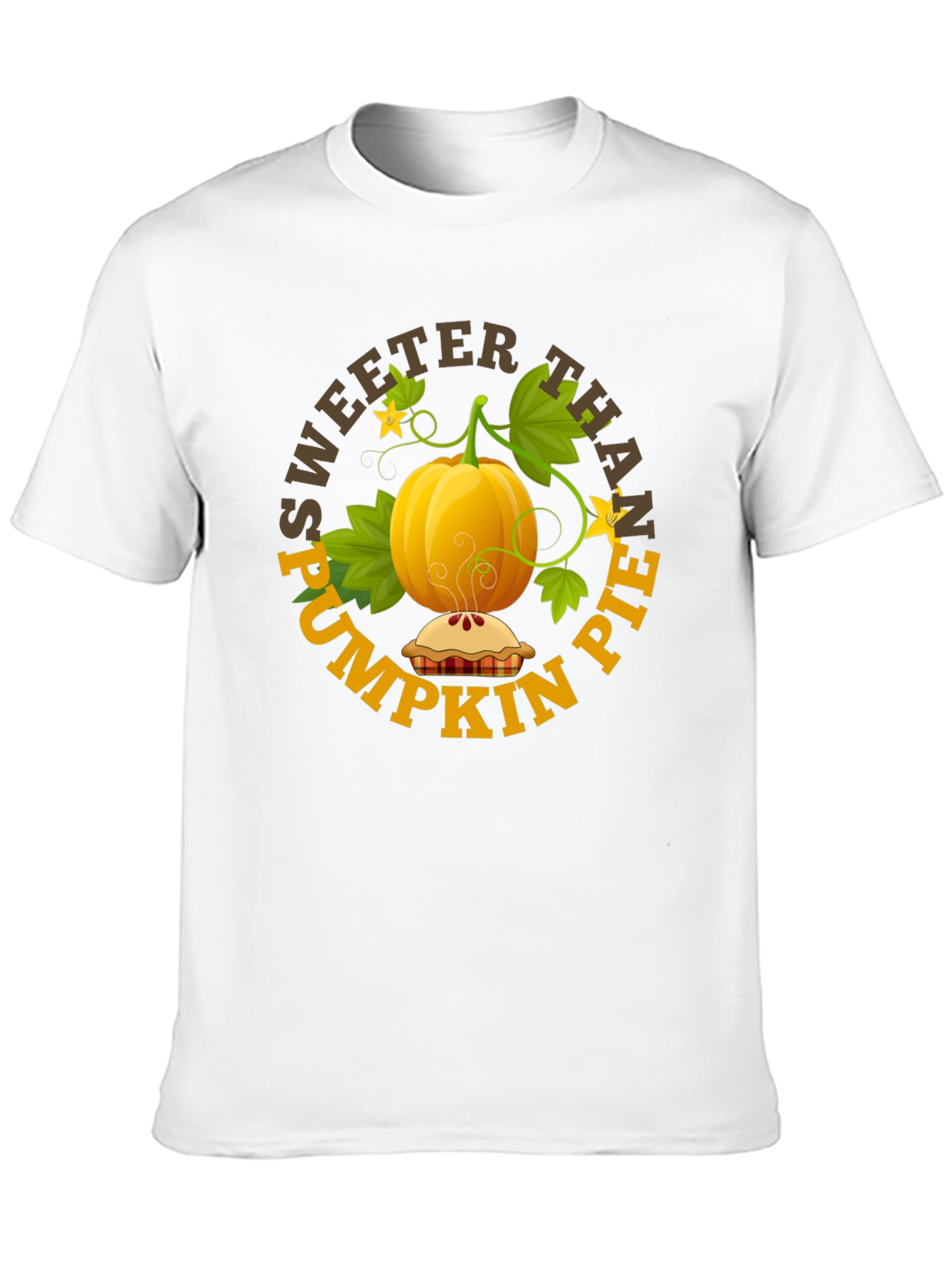 Black Sweeter Than Pumpkin Pie T-Shirt view 10