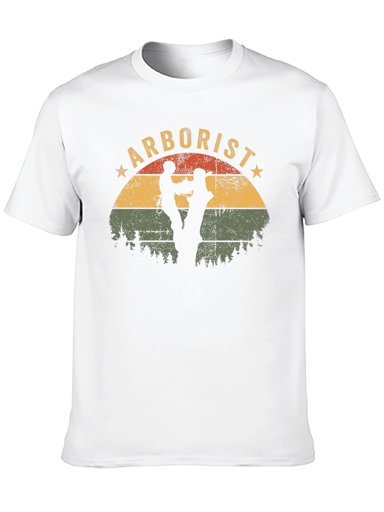 Black Arborist T-Shirt Vintage Tree Surgeon Tee view 10