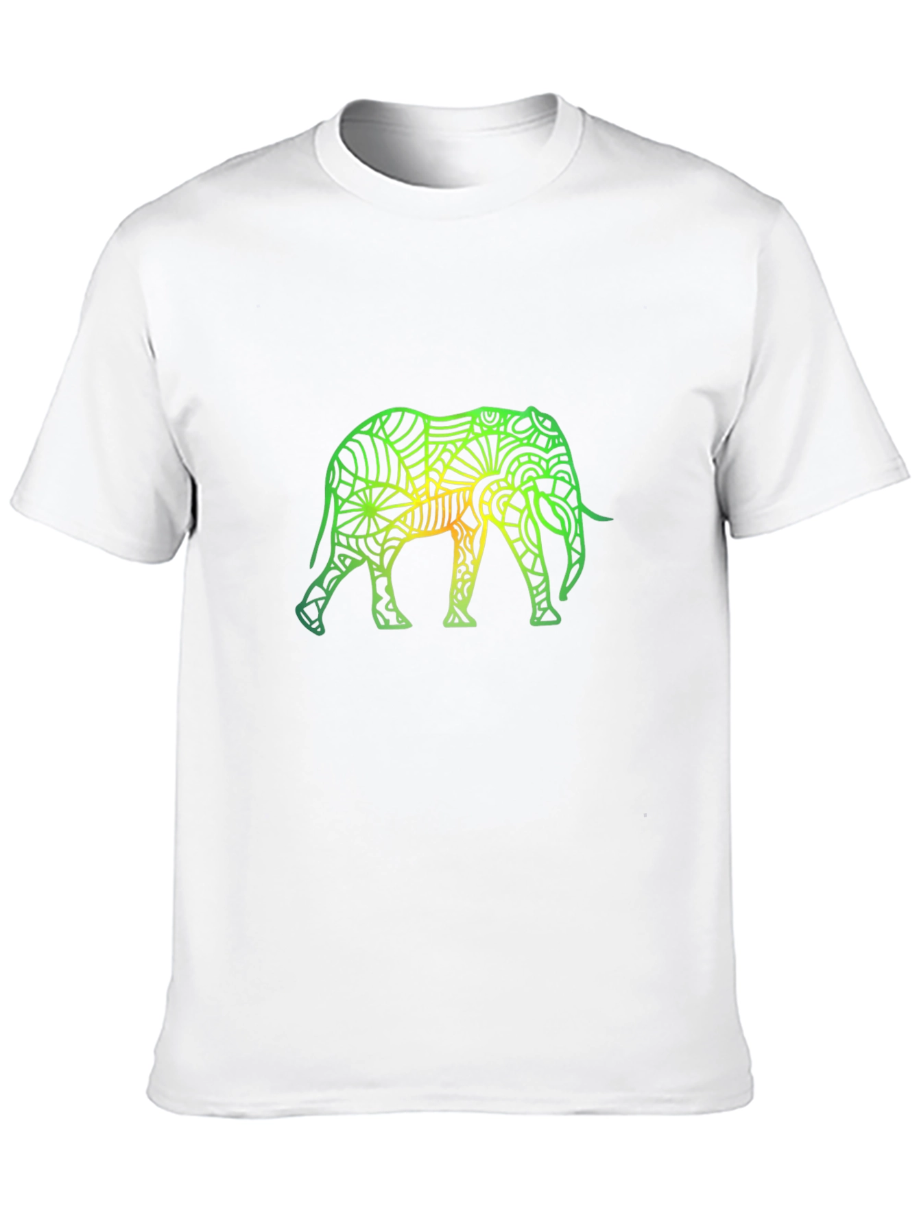 Black Elephant Graphic Tee - Stylish Animal Design view 10