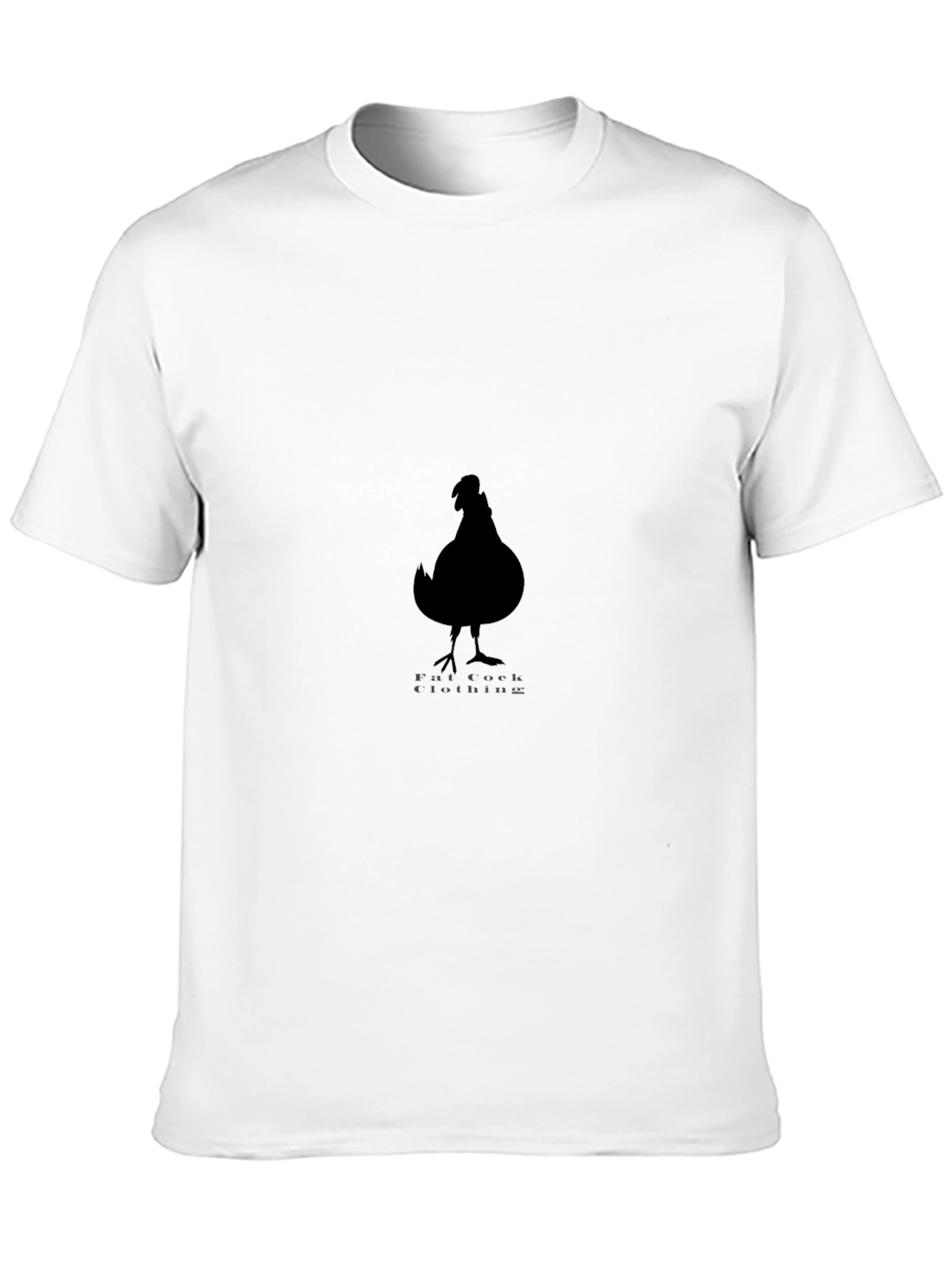 Black Men's Black Chicken Graphic Tee view 10