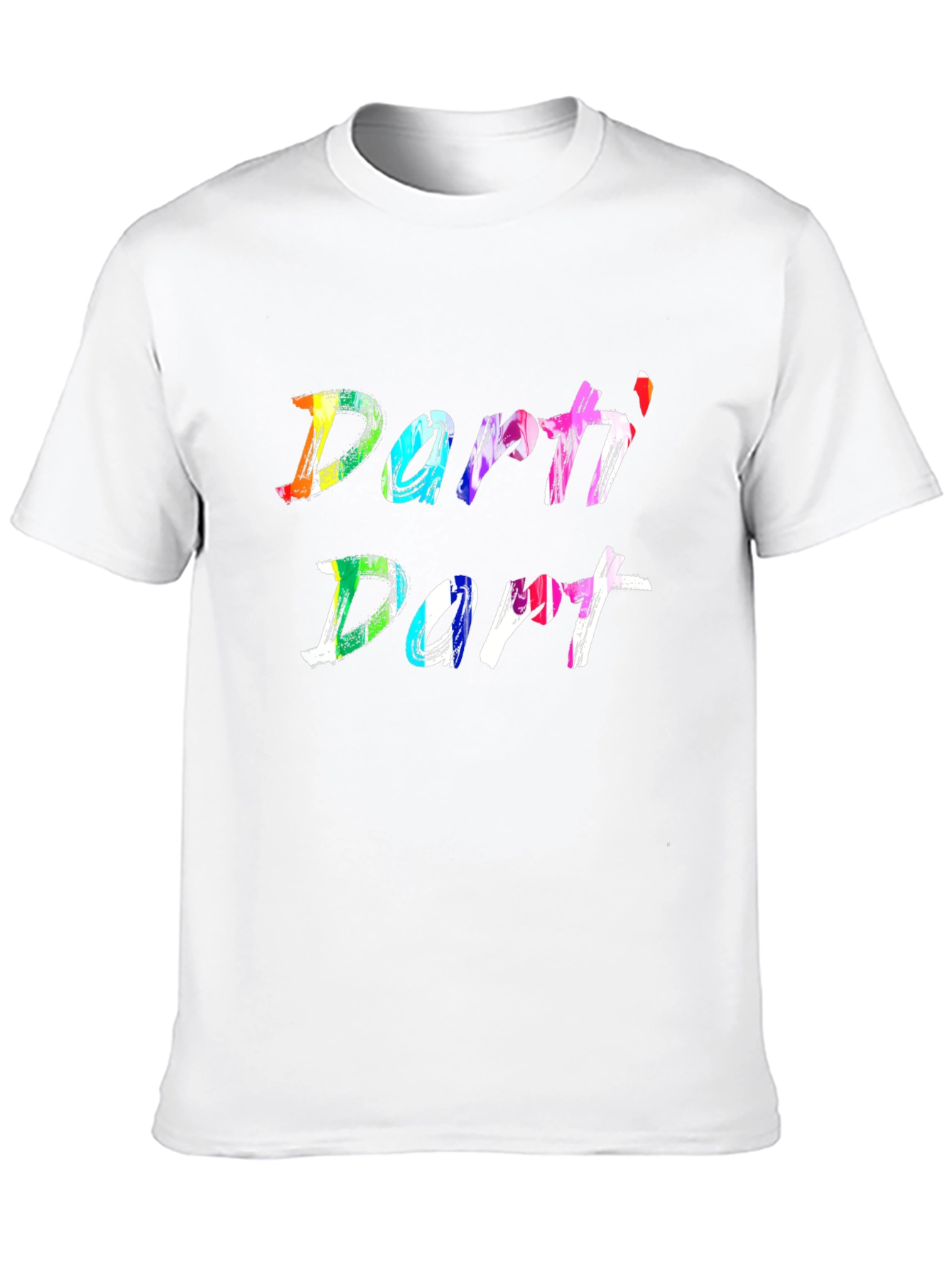 Black Colorful Darti' Dart T-Shirt view 10