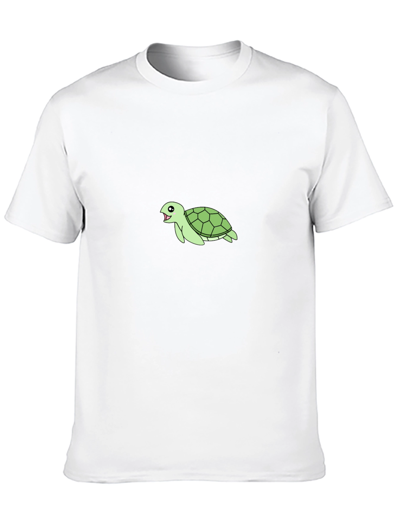 Black Cute Turtle Graphic T-Shirt - Unisex view 10