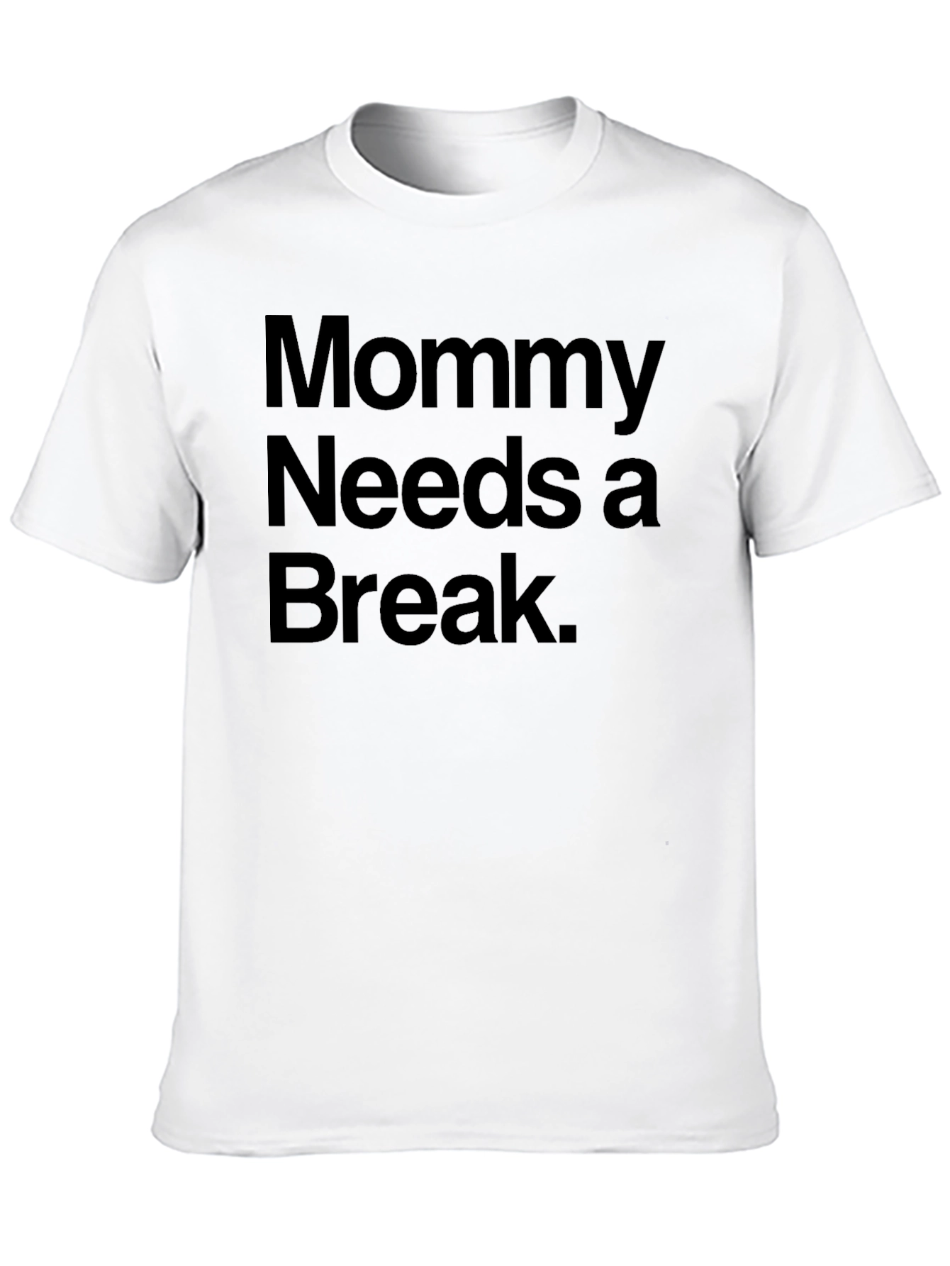 Black Mommy Needs a Break T-Shirt - Relaxing Comfort view 10