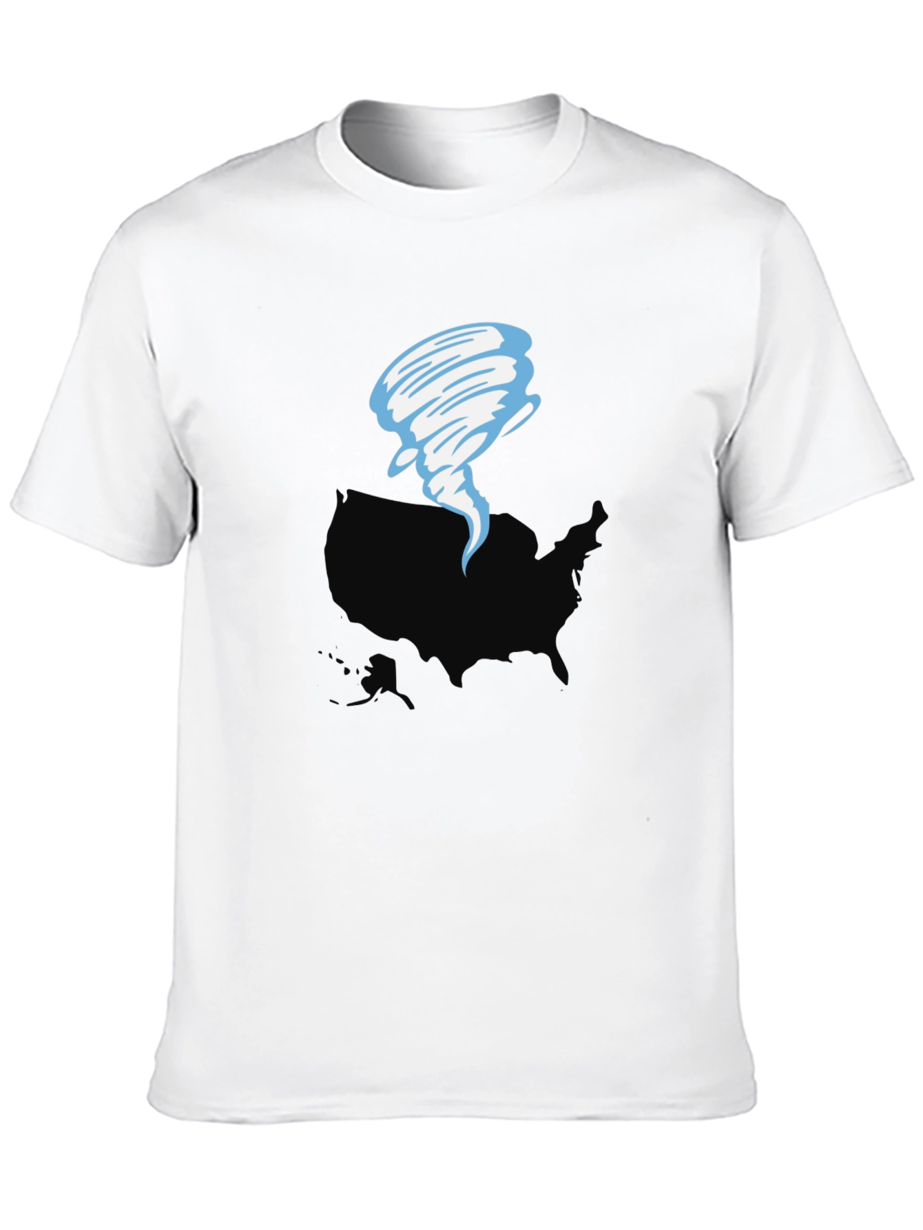Black Tornado USA Graphic T-Shirt - Weather Tee view 10
