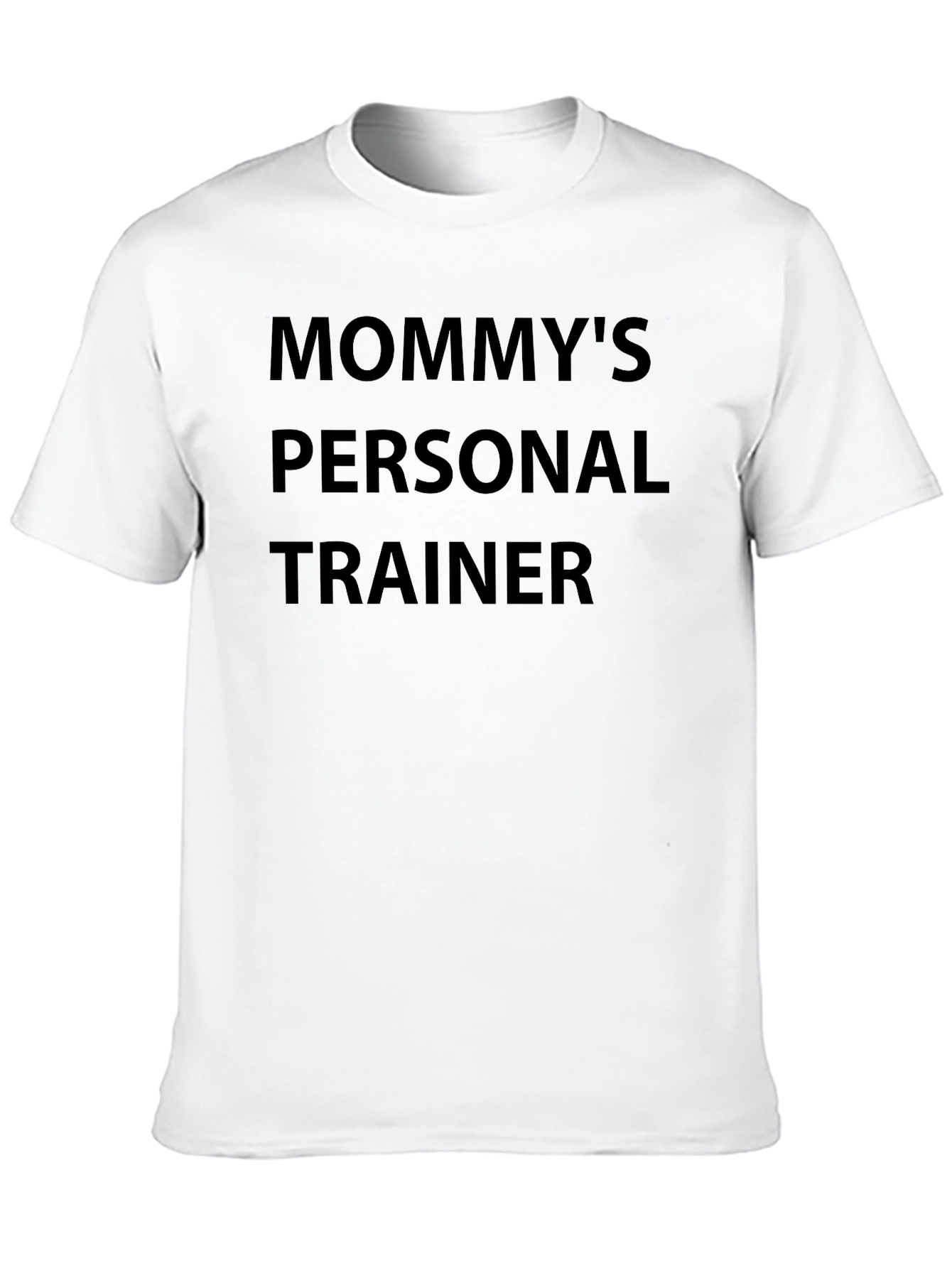 Black Mommy's Personal Trainer Tee view 10