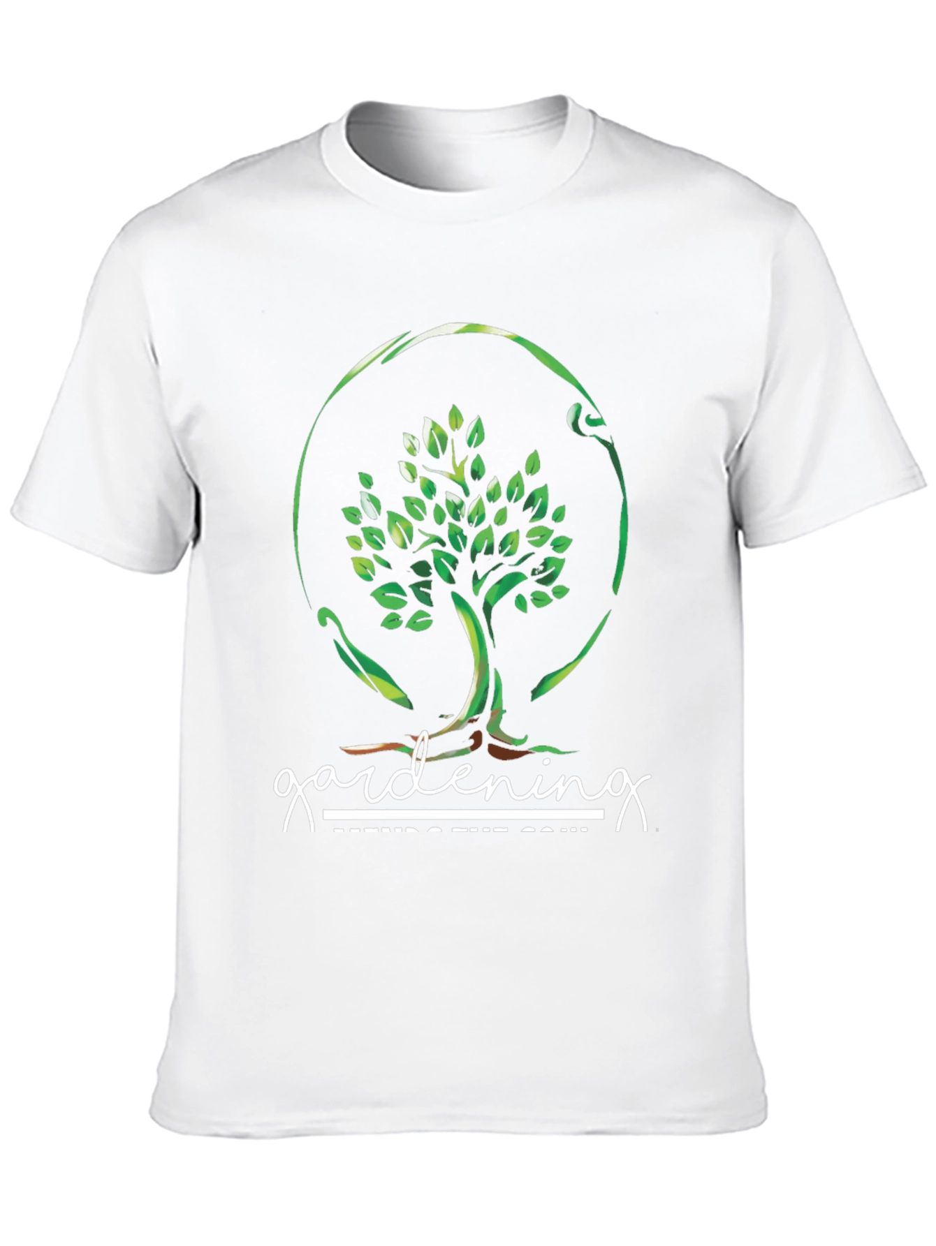 Black Gardening Feeds the Soul T-Shirt view 10