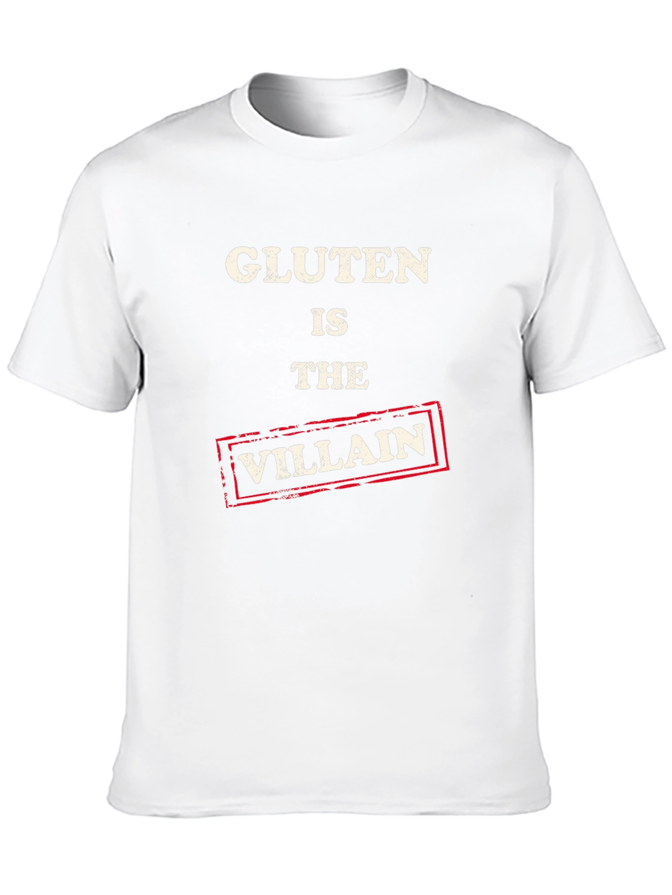 Black Gluten is the Villain Graphic T-Shirt view 10