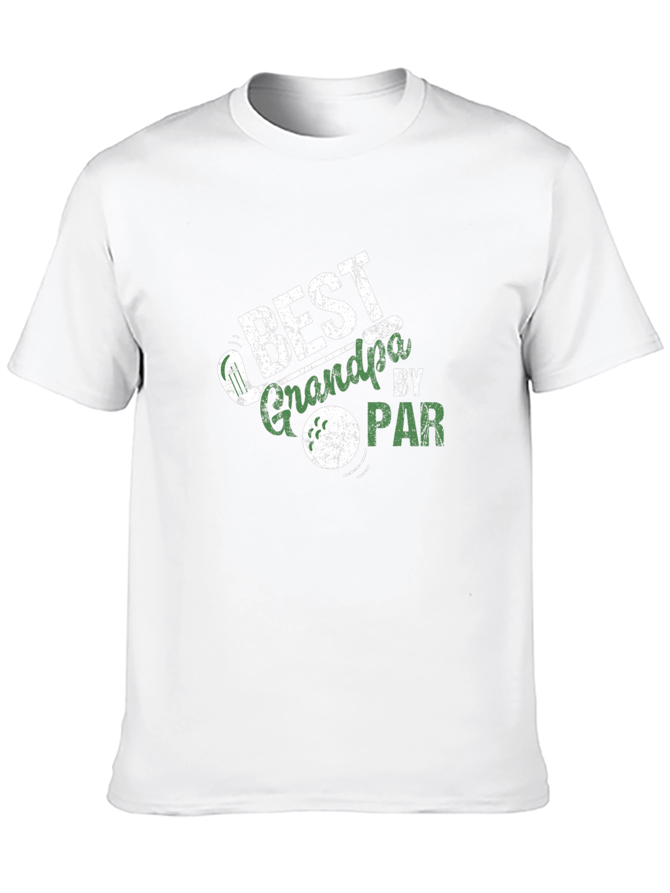 Black Best Grandpa By Par Golf T-Shirt view 10