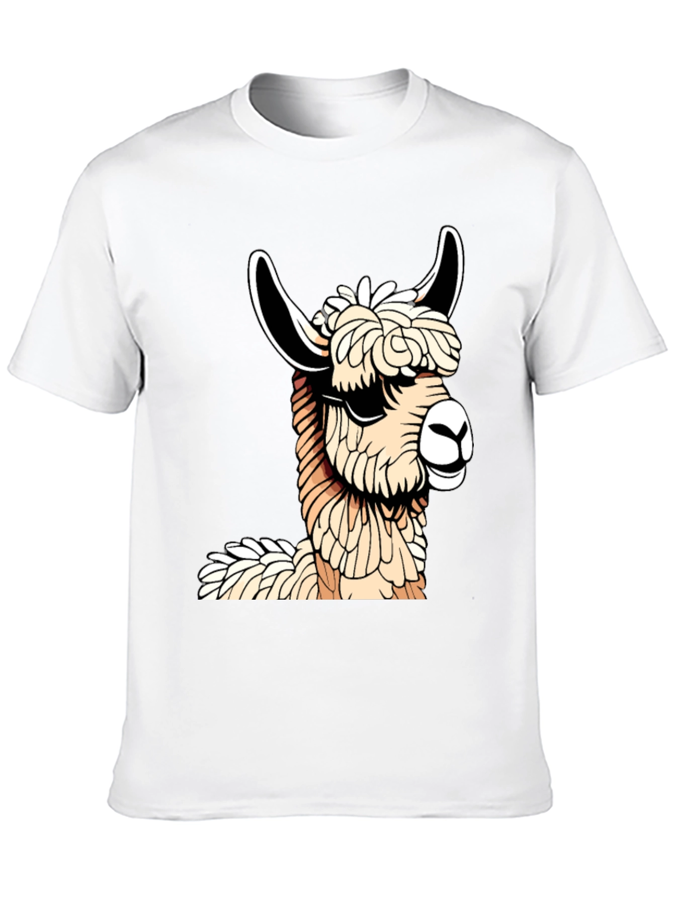 Black Llama Graphic Tee - Cool & Comfortable view 10