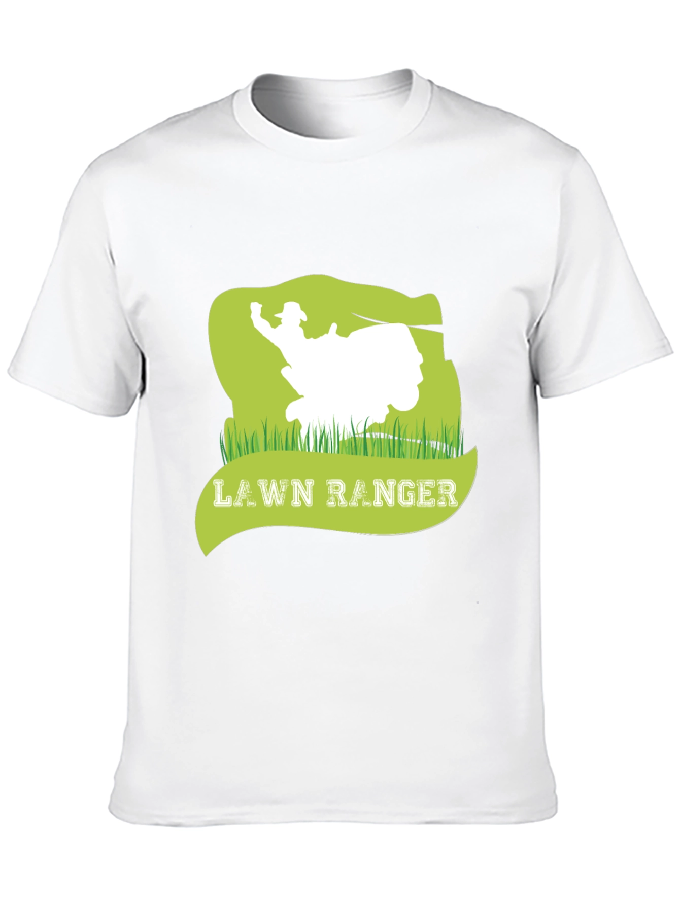 Black Lawn Ranger Graphic Tee - Mowing Humor view 10