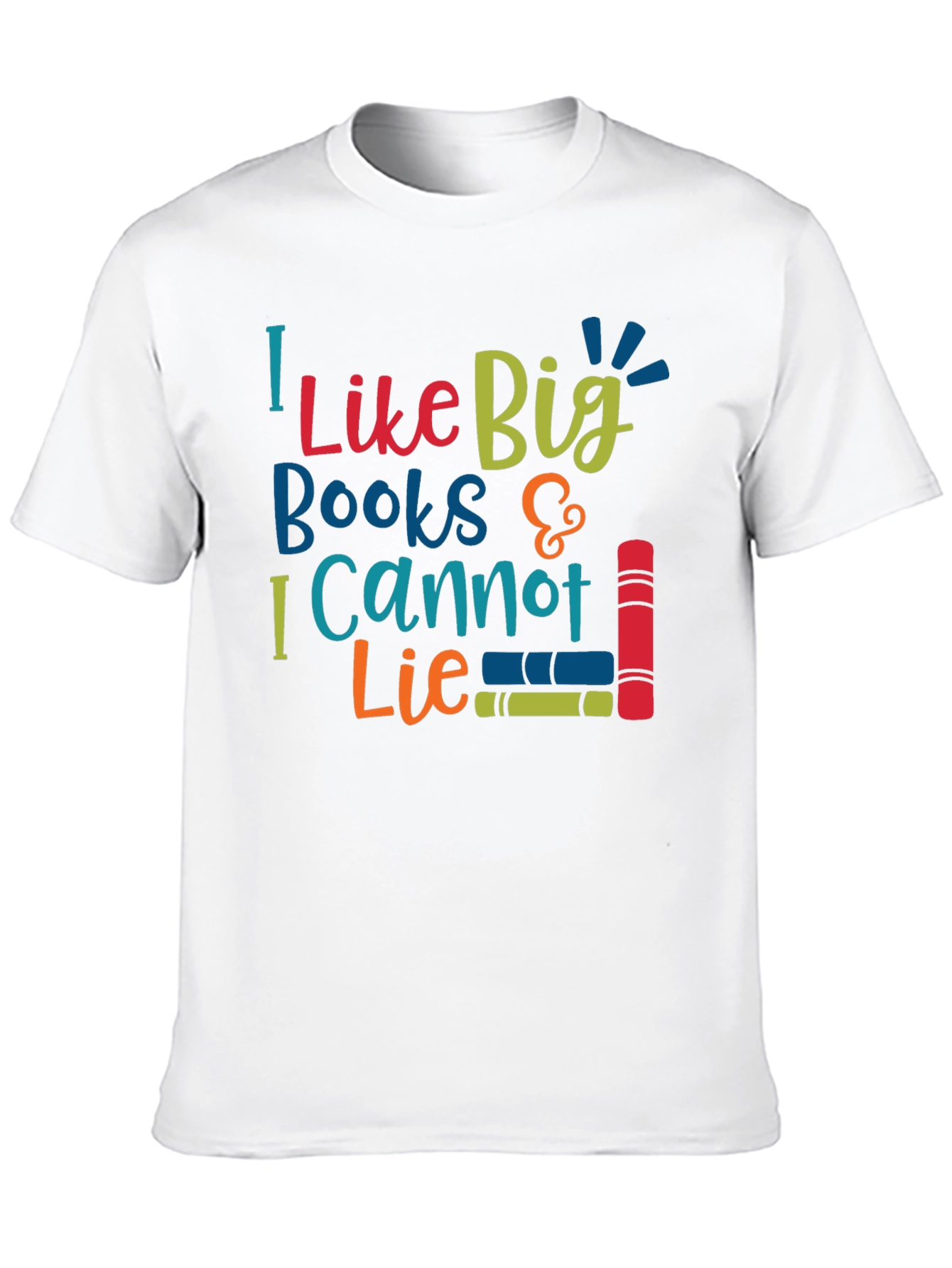 Black I Like Big Books T-Shirt view 10