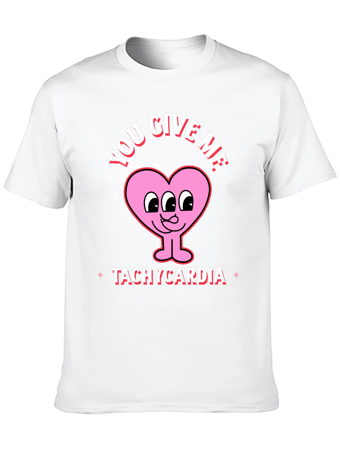 Black You Give Me Tachycardia Graphic Tee view 10