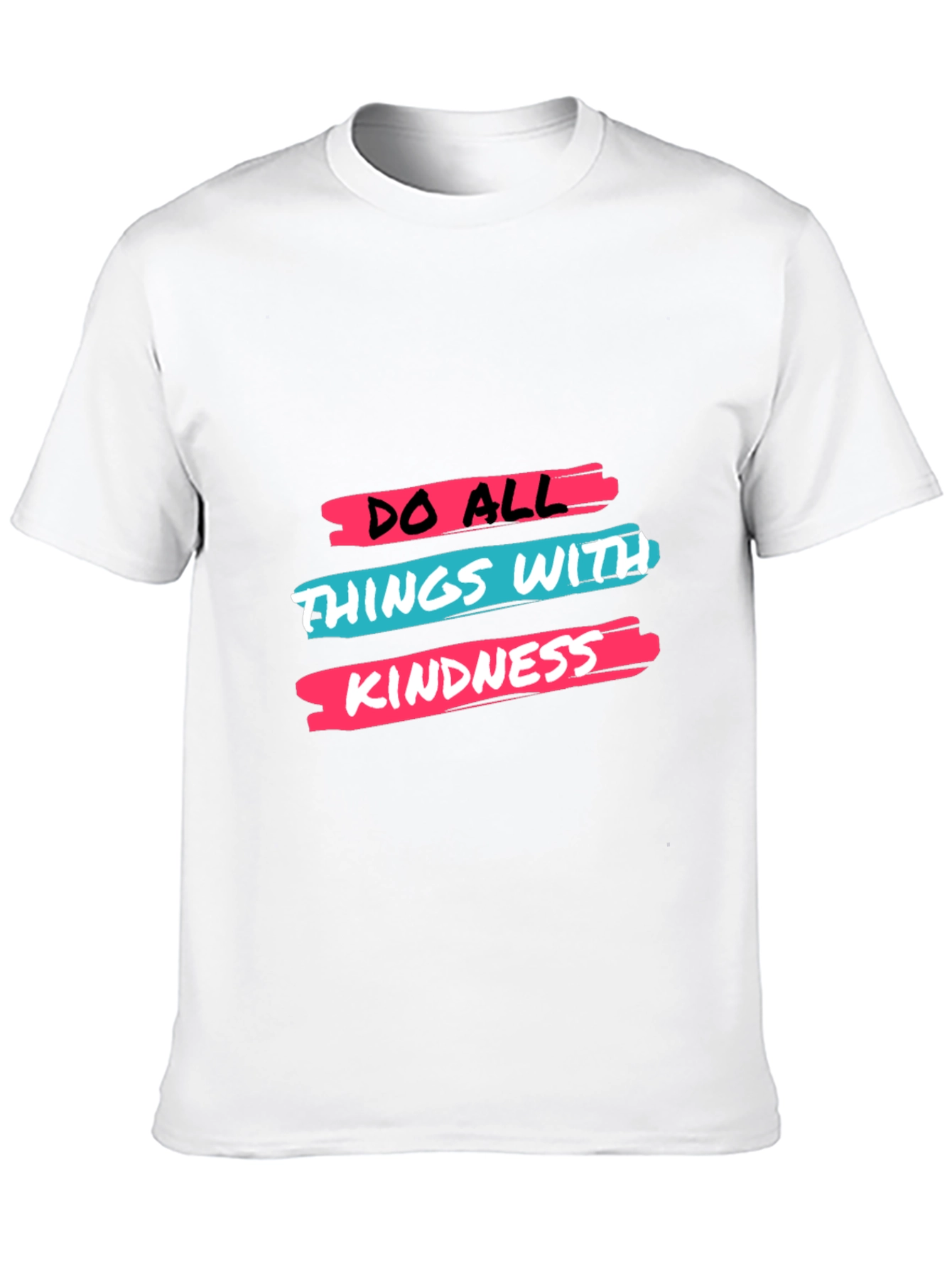 Black Kindness Graphic Tee - Black Unisex T-Shirt view 10